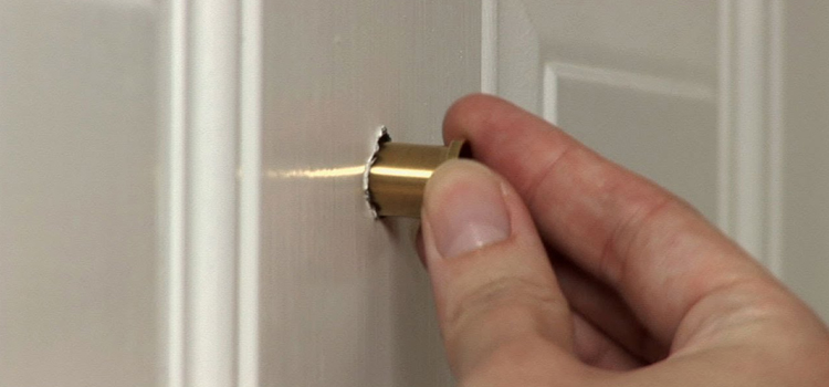 peephole door repair in Emeryville